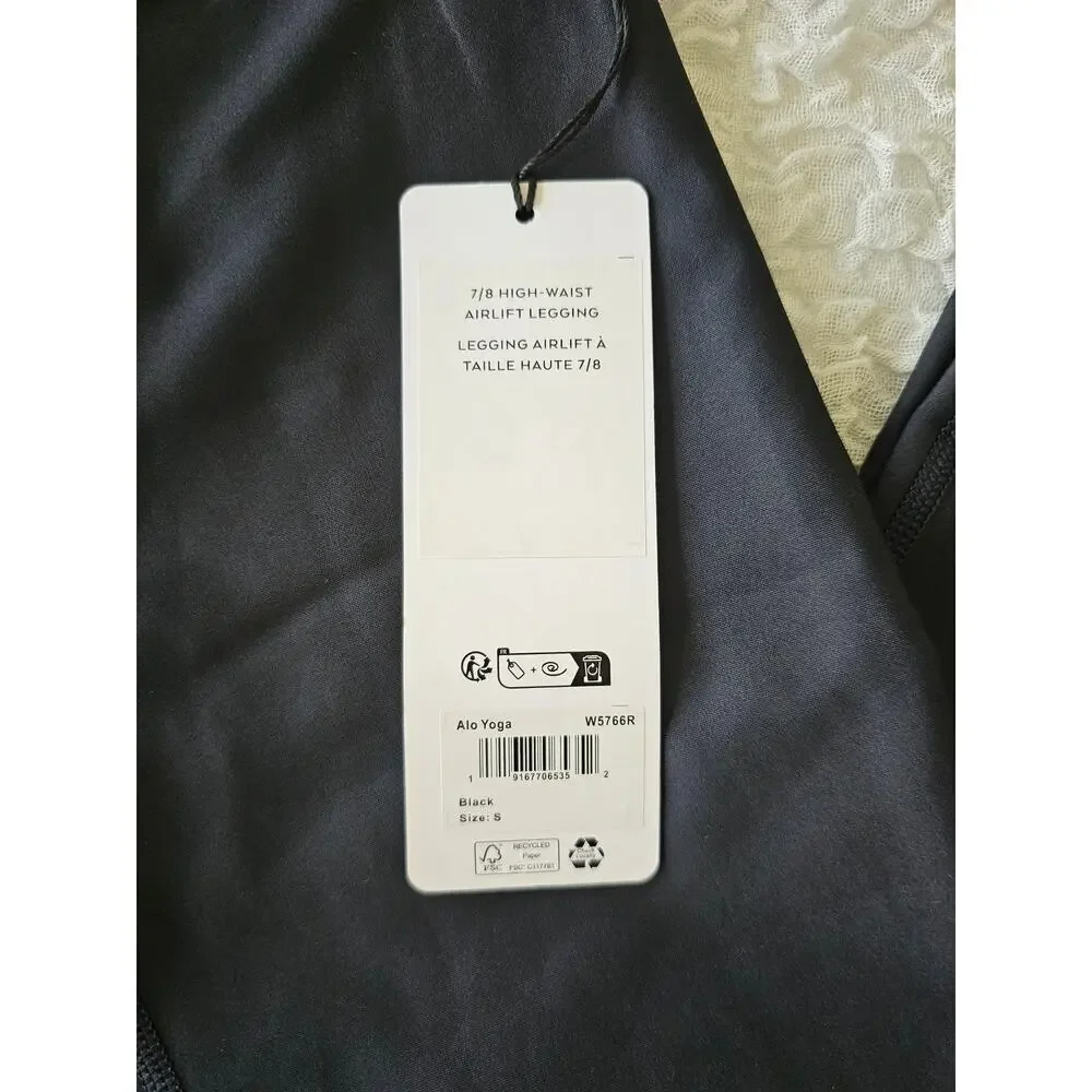 ALO Yoga 7/8 High-Waist Airlift Legging black sz small